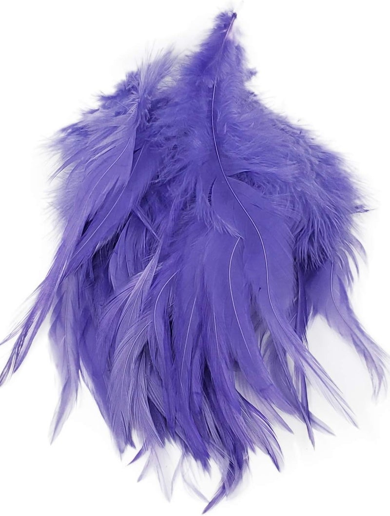 Creative Angler Saddle Hackle Fly Tying Materials - Natural Feathers for Wet Flies, Rooster Feathers, Hair Feathers for Crafts, Fly Tying Kit - Small Feathers Combo Pack of Steelhead Colored Feathers - Image 1